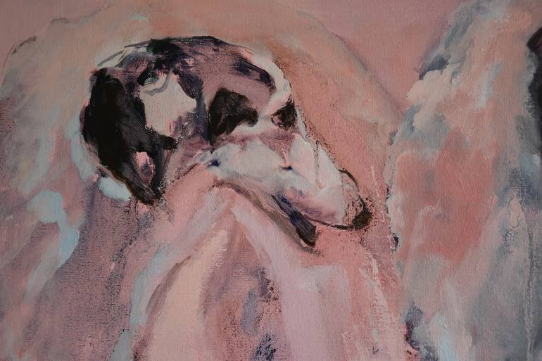 Original Dogs Painting by Mieke Jonker