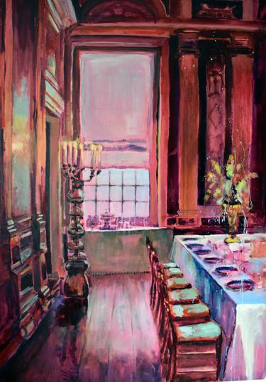 Print of Figurative Interiors Paintings by Mieke Jonker