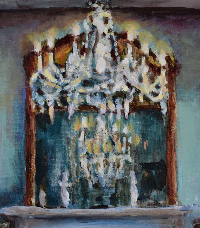 Original Interiors Painting by Mieke Jonker