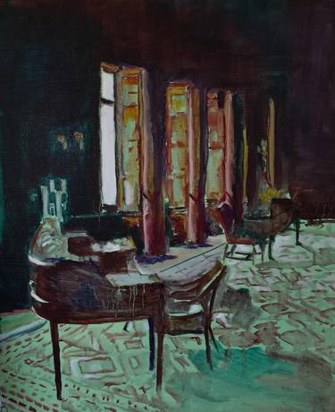 Original Interiors Paintings by Mieke Jonker