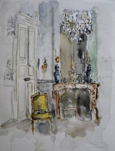 Print of Interiors Paintings by Mieke Jonker