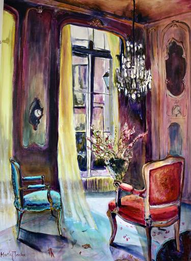 Print of Interiors Paintings by Mieke Jonker