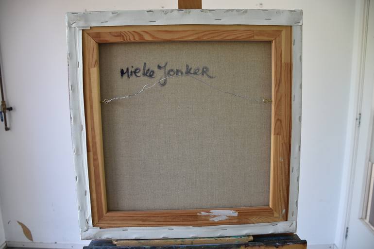 Original Figurative Dogs Painting by Mieke Jonker