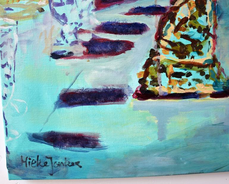 Original Contemporary Interiors Painting by Mieke Jonker