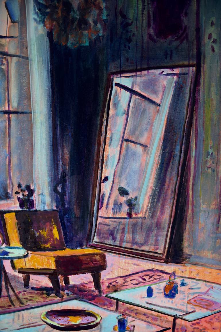 Original Interiors Painting by Mieke Jonker