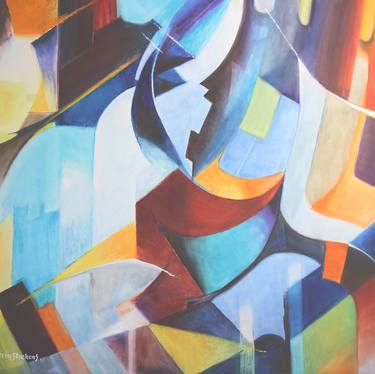 Original Modern Abstract Paintings by Tony Stuckens