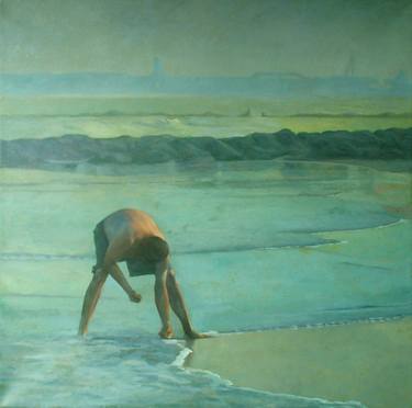 Original Realism Beach Paintings by John Pacer