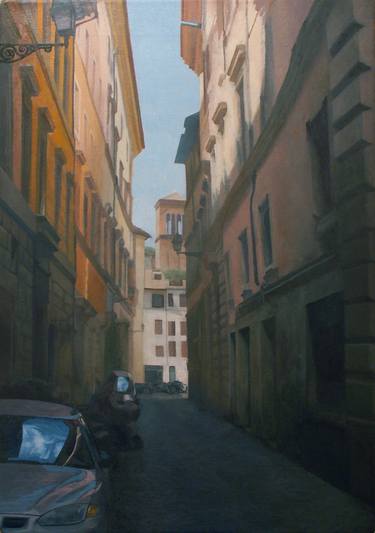 Original Realism Architecture Paintings by John Pacer