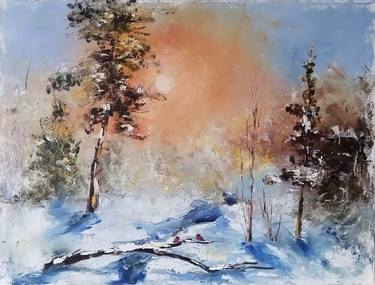 Original Expressionism Landscape Paintings by Galina Kolomenskaya