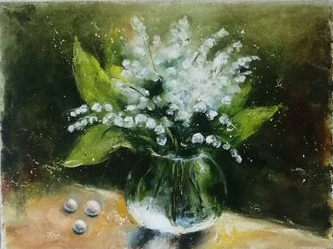 Original Fine Art Floral Paintings by Galina Kolomenskaya