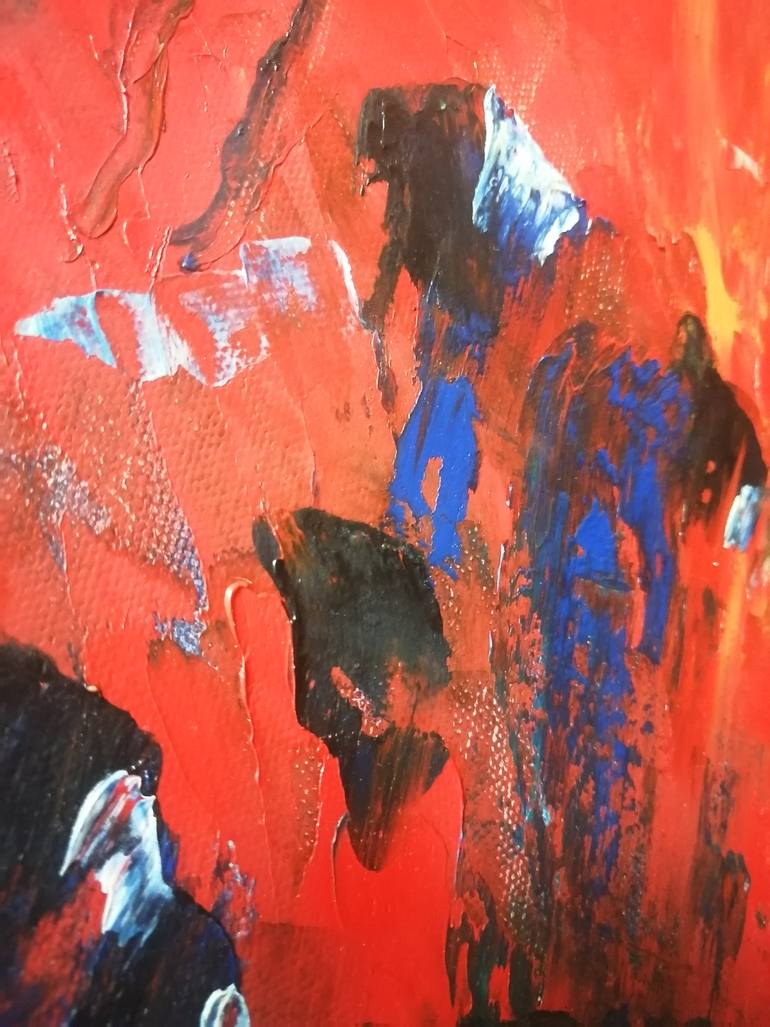 Original Expressionism Landscape Painting by Galina Kolomenskaya