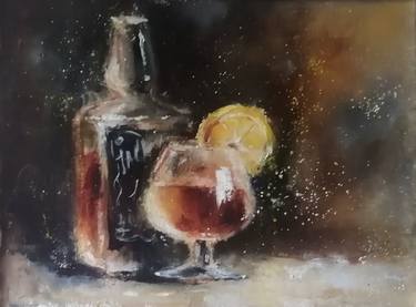 Original Conceptual Food & Drink Paintings by Galina Kolomenskaya
