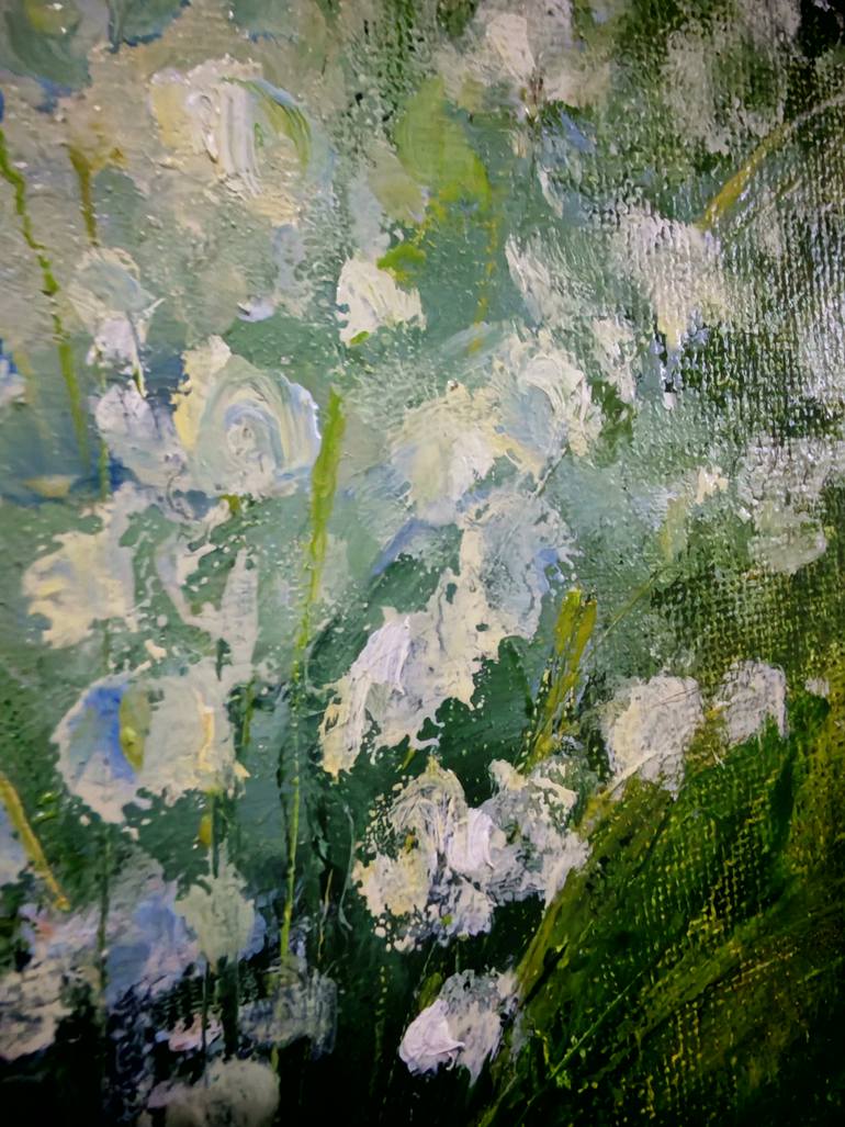 Original Expressionism Botanic Painting by Galina Kolomenskaya
