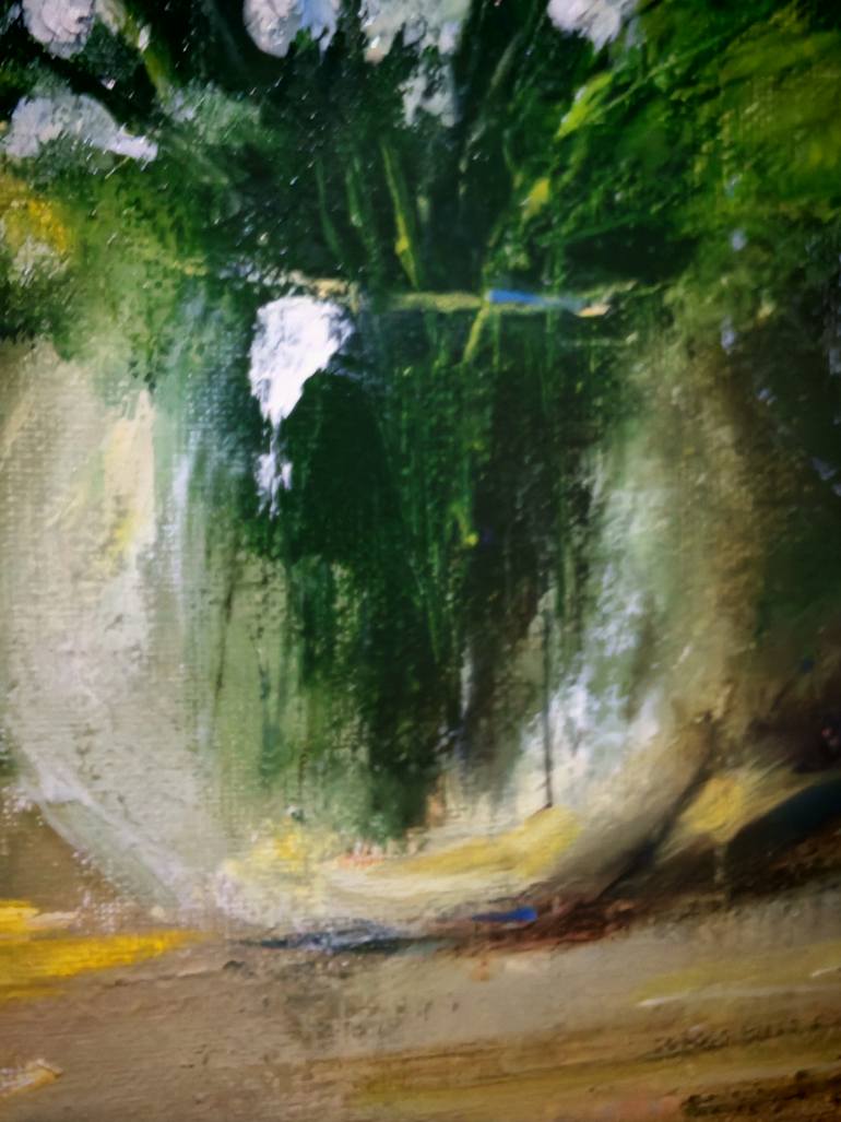 Original Expressionism Botanic Painting by Galina Kolomenskaya