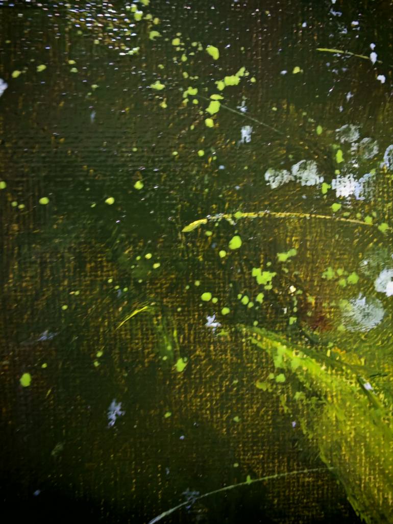 Original Expressionism Botanic Painting by Galina Kolomenskaya