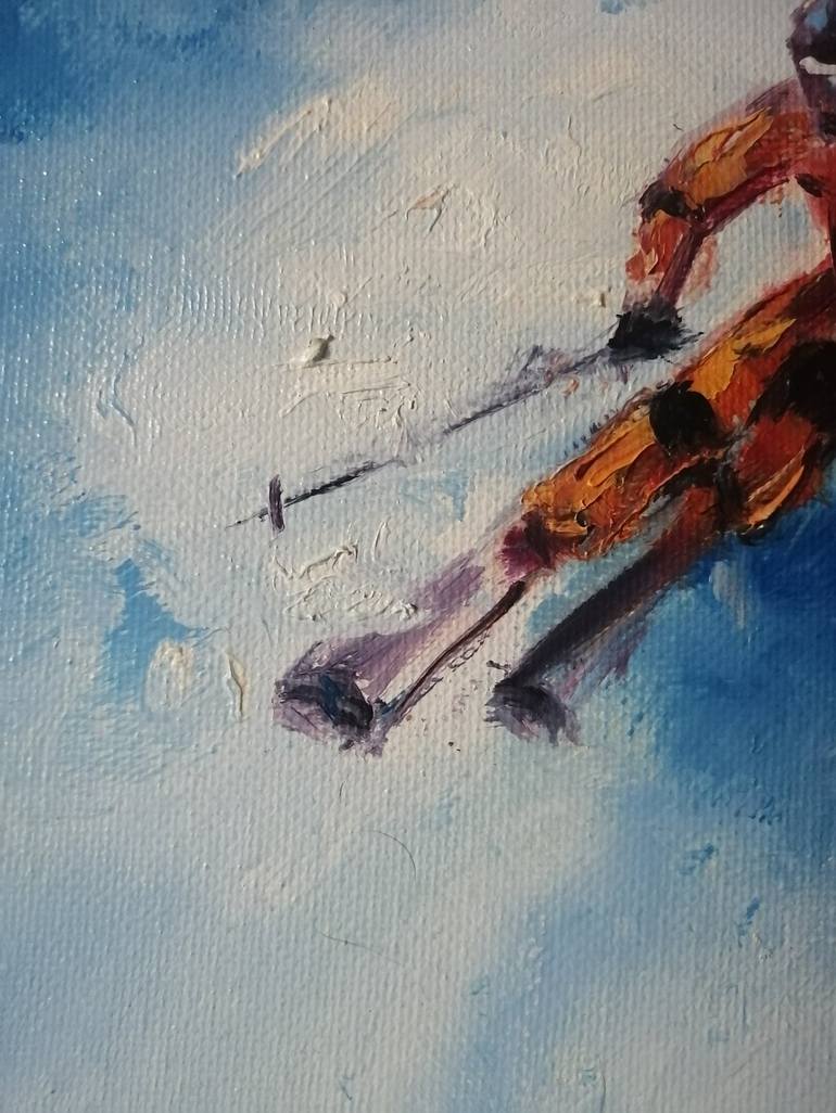 Original Sport Painting by Galina Kolomenskaya