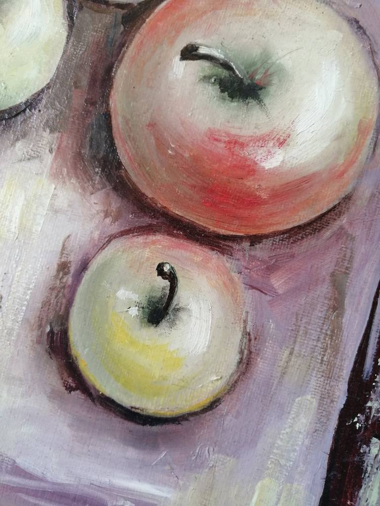 Original Expressionism Food & Drink Painting by Galina Kolomenskaya