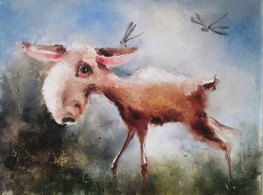 Print of Animal Paintings by Galina Kolomenskaya