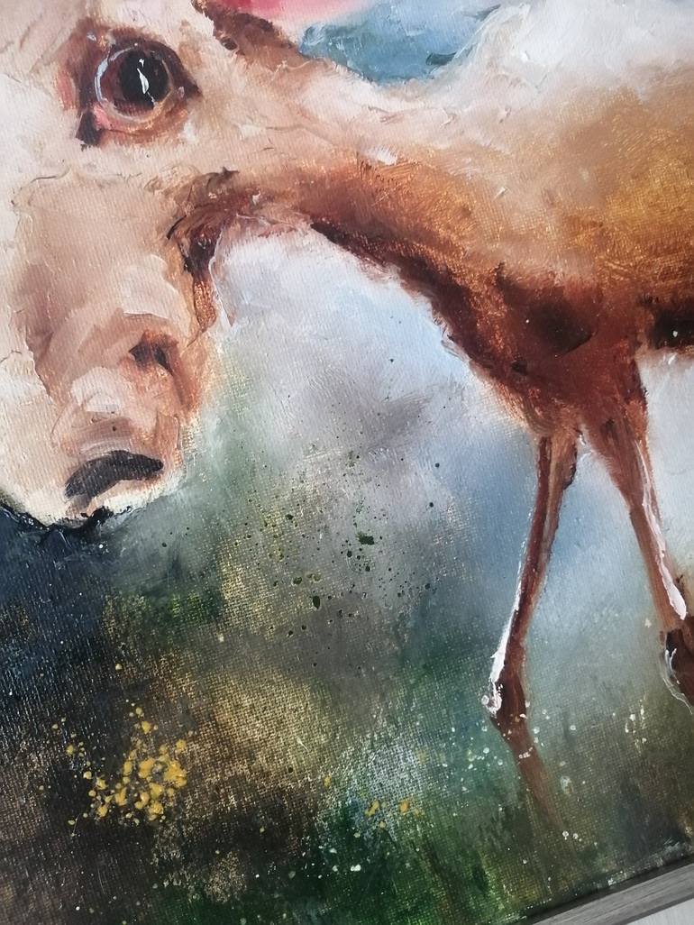 Original Animal Painting by Galina Kolomenskaya