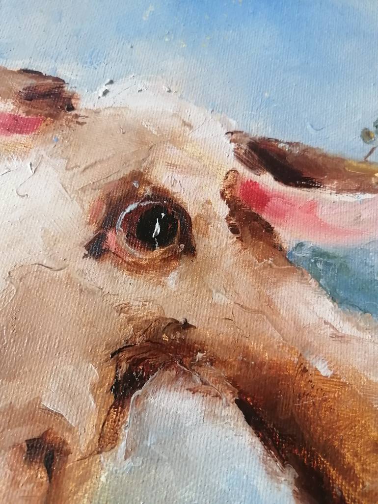 Original Expressionism Animal Painting by Galina Kolomenskaya