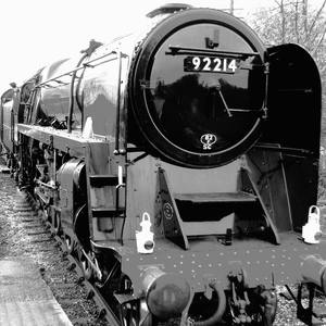 Collection Black & White Steam Locomotives