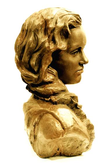 Original Fine Art Celebrity Sculpture by Monika Jenowein