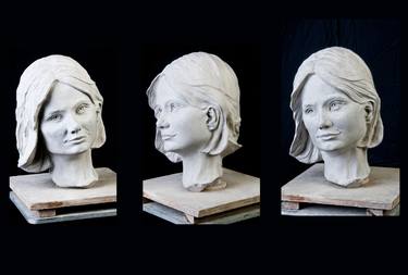 Original Figurative Women Sculpture by Monika Jenowein