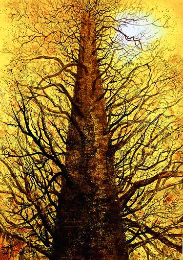 Original Fine Art Tree Paintings by Emma Childs