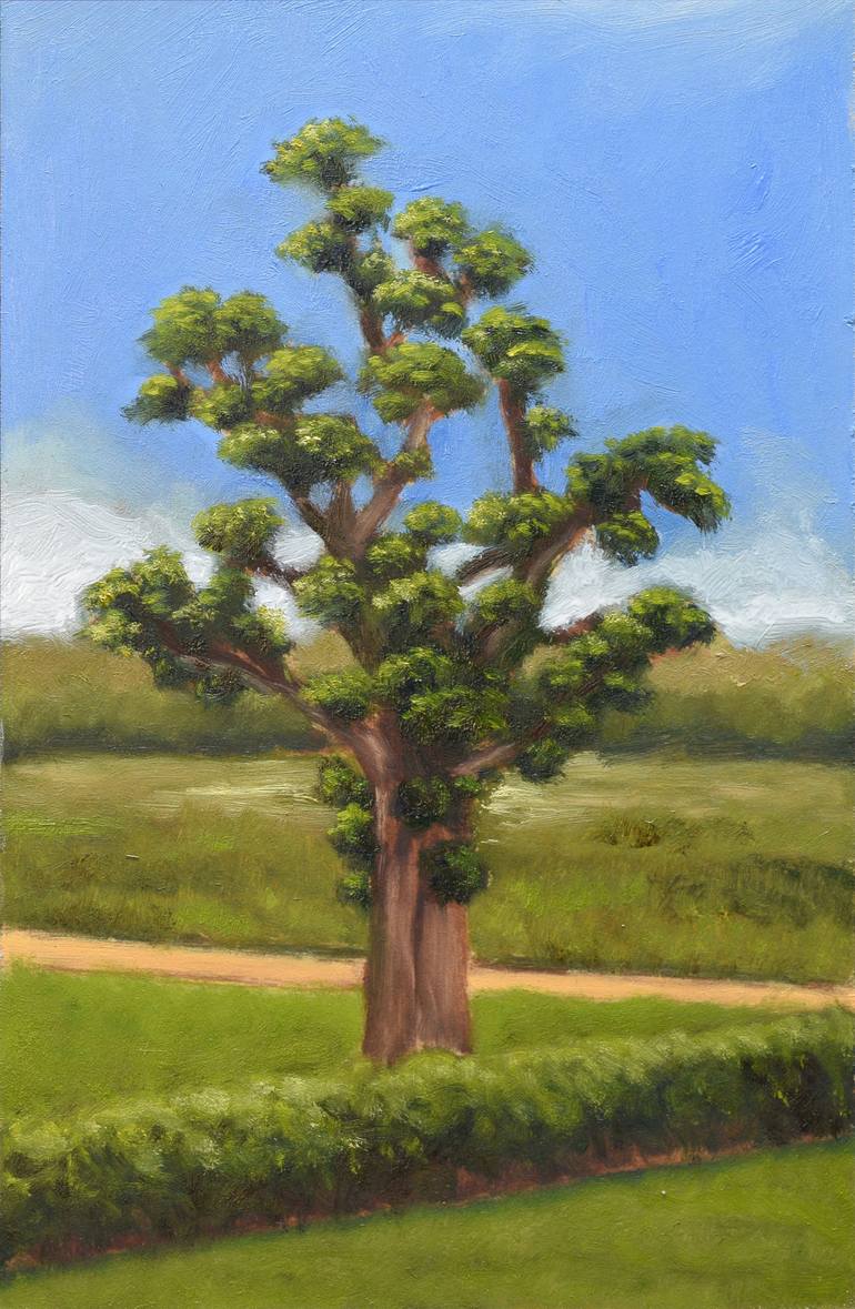 Original Figurative Landscape Painting by Daam Lô