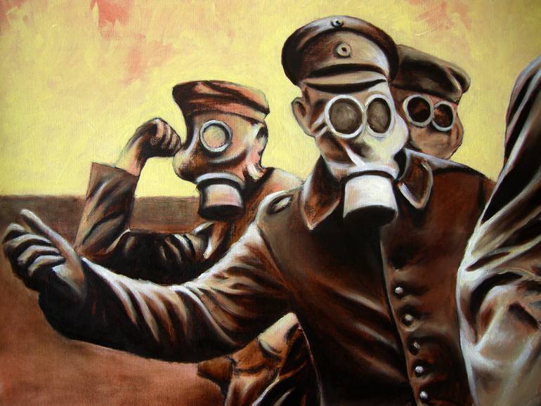 Original Expressionism Politics Painting by Daam Lô