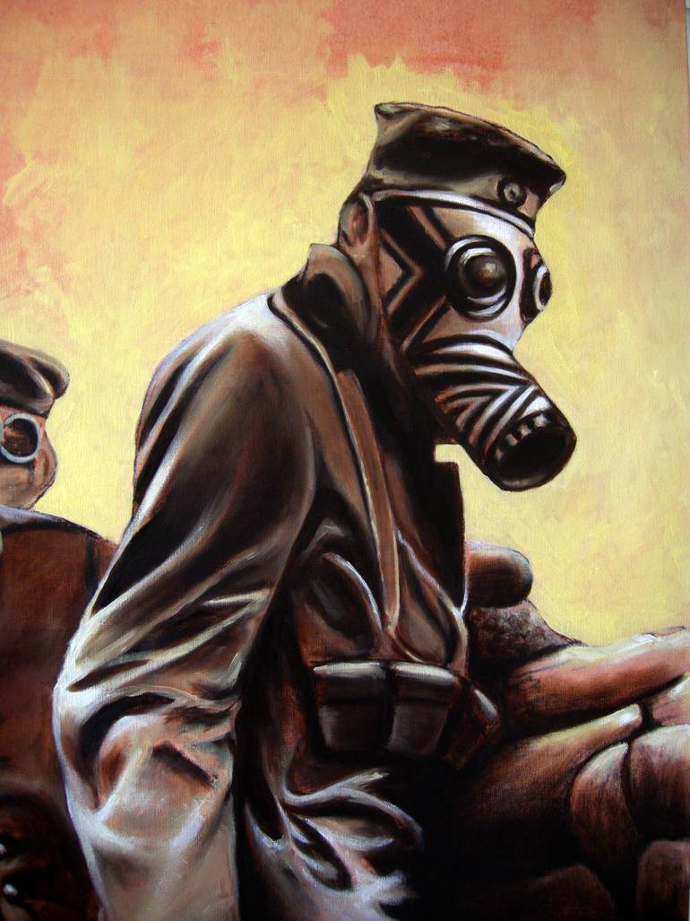 Original Expressionism Politics Painting by Daam Lô