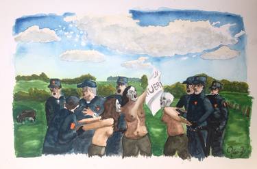 Femen striking even in the fields thumb