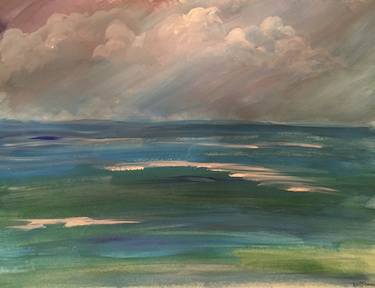 Original Seascape Painting by Noura Jammal