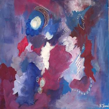 Original Abstract Painting by Noura Jammal