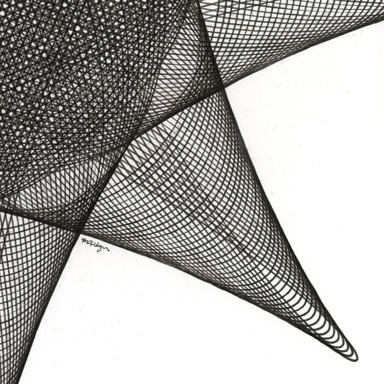 Original Geometric Drawing by Mary Wagner