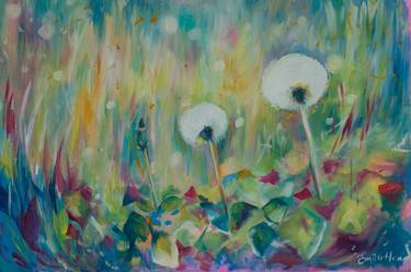 Original Impressionism Floral Paintings by Emily Louise Heard