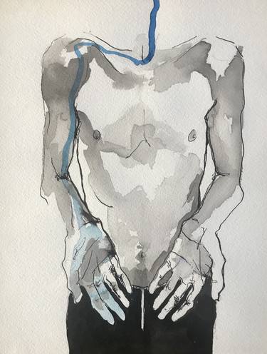 Print of Fine Art Body Drawings by Daniela Miszkinis