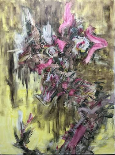 Original Abstract Expressionism Abstract Paintings by Quango Leung