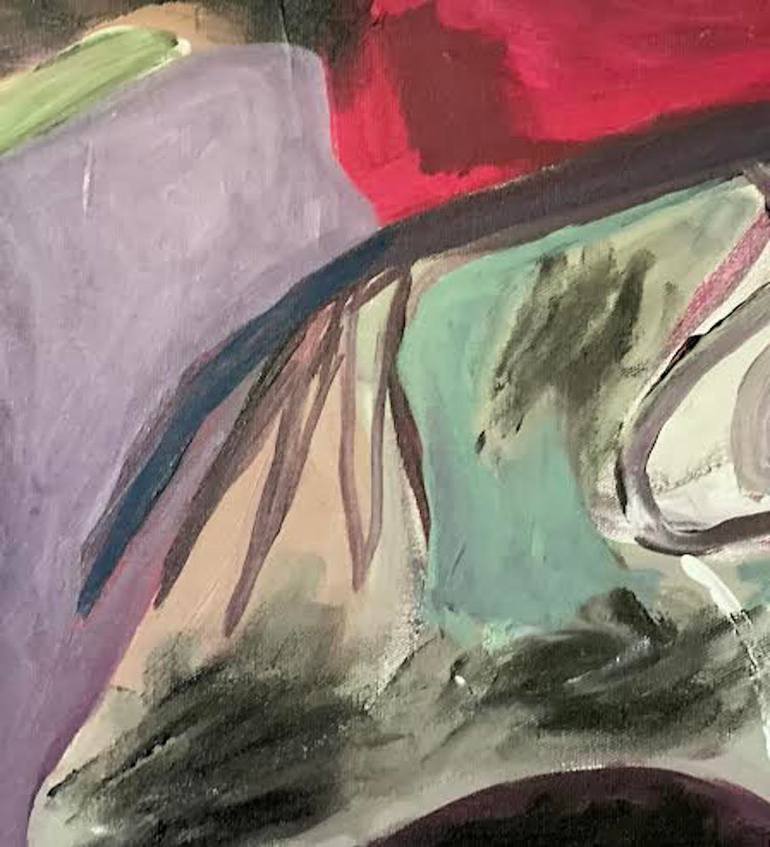 Original Abstract Expressionism Abstract Painting by Alexandria Lira