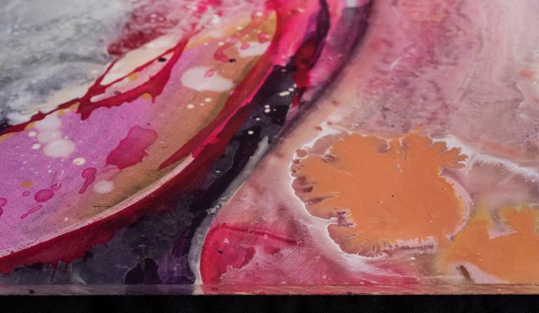 Original Abstract Expressionism Abstract Painting by Sally Hall