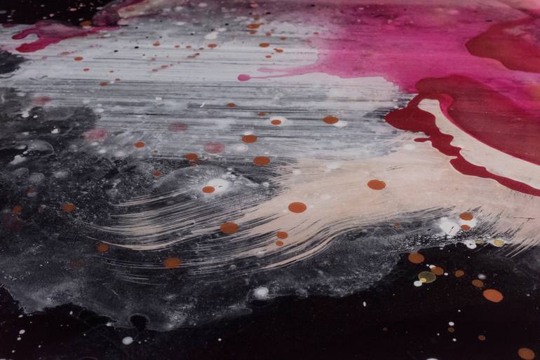Original Abstract Expressionism Abstract Painting by Sally Hall