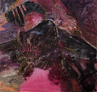 Original Fine Art Abstract Painting by Sally Hall