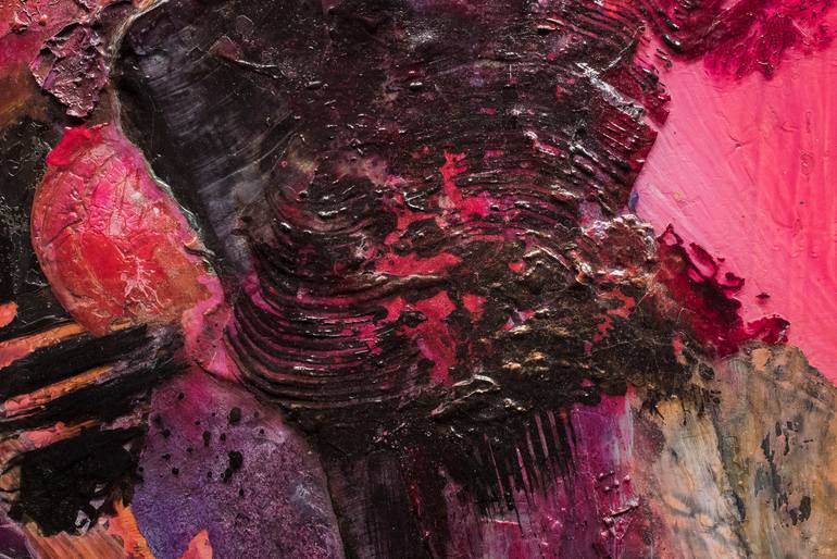 Original Impressionism Abstract Painting by Sally Hall