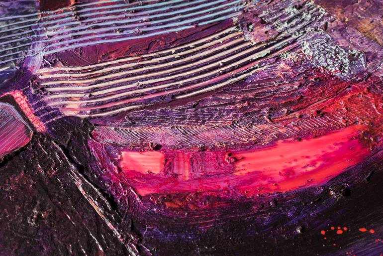 Original Abstract Expressionism Abstract Painting by Sally Hall