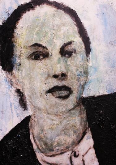 Original Expressionism People Mixed Media by William Serafin-Edmonds