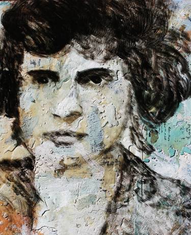 Original Expressionism People Painting by William Serafin-Edmonds
