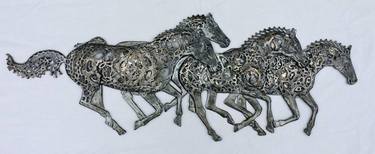 Original Fine Art Horse Sculpture by Pierre Riche