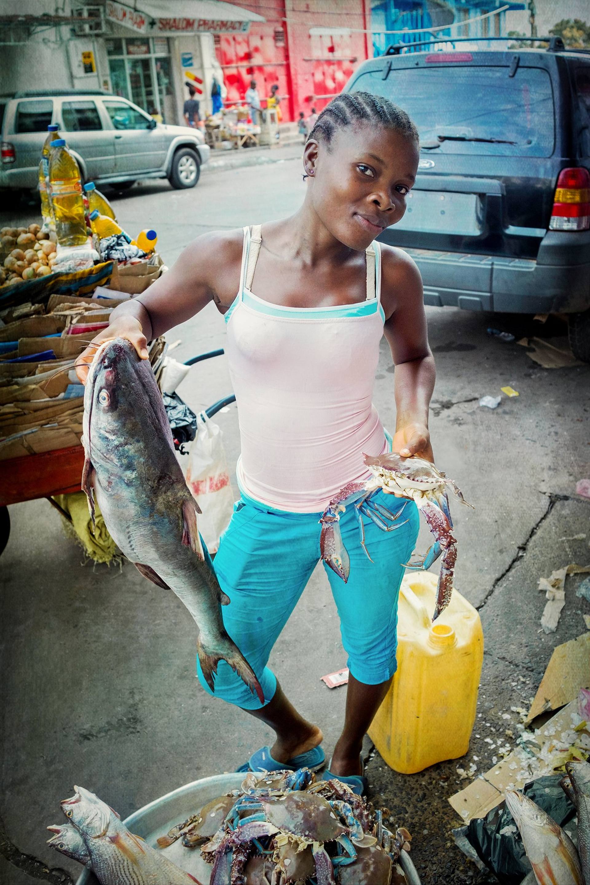 lady dressed as a catfish girl Photography by David Korte nursing home