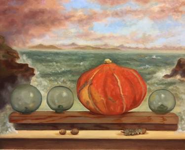 Print of Fine Art Seascape Paintings by Patricia Halsell