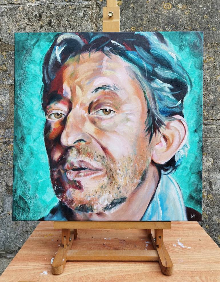 Original Contemporary Portrait Painting by Nick Pike